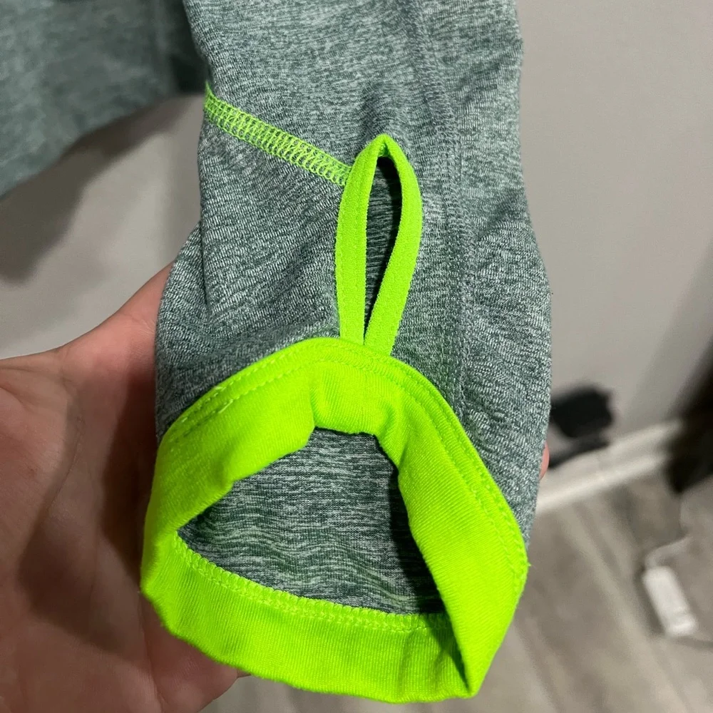 Nike Heather Green Quarter Zip
